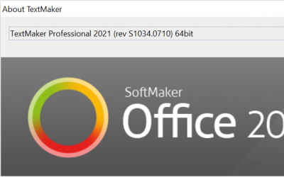 SoftMaker Office 2021 rev 1034.0710 has been released