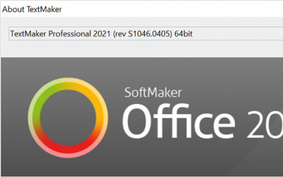 SoftMaker Office 2021 revision 1046.0405 has been released
