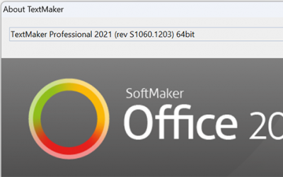 SoftMaker Office 2021 revision 1060.1203 has been released