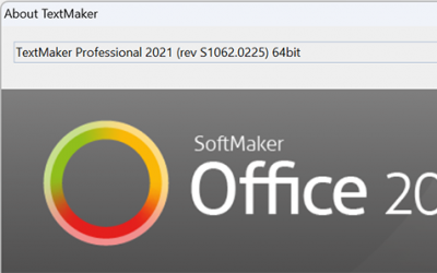 SoftMaker Office 2021 revision 1062.0225 has been released