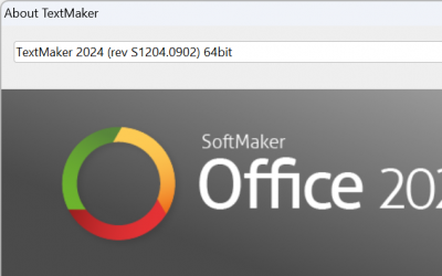 SoftMaker Office 2024 revision 1204.0902 has been released