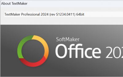 SoftMaker Office 2024 revision 1234.0411 has been released
