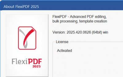 FlexiPDF 2025 revision 420 has been released